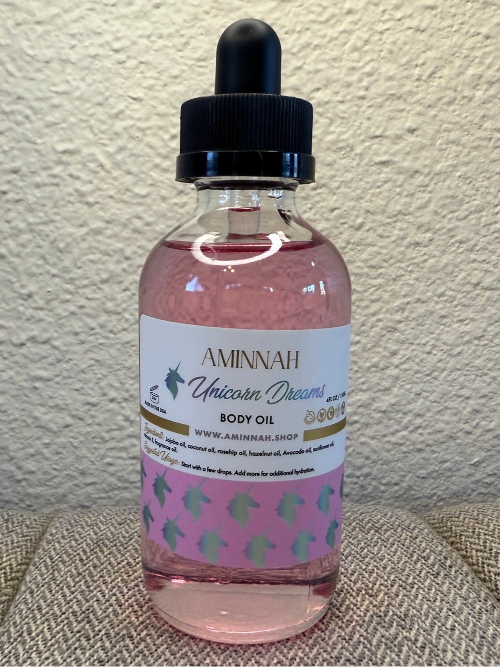 AMINNAH Unicorn Dreams Body Oil, 4fl oz - Picture 2 of 12